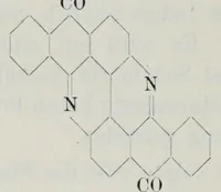 An illustration from Versuche zur Einfürung mehrerer Phtalsäurereste in aromatische Verbindungen und zur Darstellung neuer Küpenfarbstoffe der Anthracenreihe : Anhang - über die Reduktion der o-benzoylbenzoesäure, von der Technischen Hochschule "Fridericiana" zu Karlsruhe genehmigte Dissertation zur erlangung der Würde eines Doktor-Ingenieurs (1908)