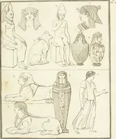 Picture 9 of 33 from Versuch über Gebräuche, Kleidung und Waffen der ältesten Völker bis auf Constantin den Grossen : nebst einigen Anmerkungen über die Schaubühne (1802), leaf 134