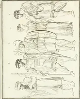 An illustration from Versuch über Gebräuche, Kleidung und Waffen der ältesten Völker bis auf Constantin den Grossen : nebst einigen Anmerkungen über die Schaubühne (1802)