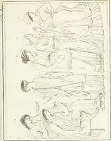 An illustration from Versuch über Gebräuche, Kleidung und Waffen der ältesten Völker bis auf Constantin den Grossen : nebst einigen Anmerkungen über die Schaubühne (1802)