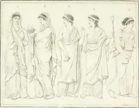 Picture 24 of 33 from Versuch über Gebräuche, Kleidung und Waffen der ältesten Völker bis auf Constantin den Grossen : nebst einigen Anmerkungen über die Schaubühne (1802), leaf 164