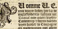 An illustration from Vertoogh by een lief-hebber des vaderlants vertoont. : Teghen het ongefondeerde ende schadelijck sluyten der vryen handel in Brazil (1637)