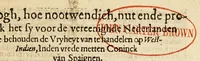 An illustration from Vertoogh, hoe nootwendich, nut ende profijtelick het sy voor de Vereenighde Nederlanden te behouden de vryheyt van te handelen op West-Indien, inden vrede metten Coninck van Spaignen (1608)
