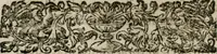 An illustration from Vervm inventvm, hoc est, Mvnera Germaniae : ab ipsa primitvs reperta ... & reliquo orbi communicata, quae tanta sunt : vt plaeraque eorum mutationem mundo singularem attulerint, vniuersa longe vtilissima extiterint, tractatu peculiari euoluta & tradita (1619)