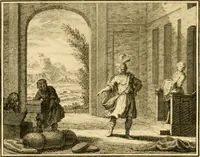 An illustration from Vervolg der leerzaame zinnebeelden ; Spiegel der boetvaardigheid en genade ; en eenige Stichtelyke gezangen (1758)