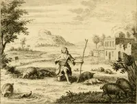 An illustration from Vervolg der leerzaame zinnebeelden ; Spiegel der boetvaardigheid en genade ; en eenige Stichtelyke gezangen (1758)