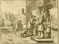 An illustration from Vervolg der leerzaame zinnebeelden ; Spiegel der boetvaardigheid en genade ; en eenige Stichtelyke gezangen (1758)