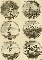 An illustration from Verzámeling van uitgekórene zin-spreuken, en zinnebeeldige print-vercieringen : eertyds, op bevel van den aller doorlugtigsten keizer der Russen, Peter Alexis, of de Gróte, getékent en gesnéden : en nu op nieus verrykt : met agthondert en veertig byschriften in verzen (1743)