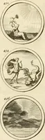 An illustration from Verzámeling van uitgekórene zin-spreuken, en zinnebeeldige print-vercieringen : eertyds, op bevel van den aller doorlugtigsten keizer der Russen, Peter Alexis, of de Gróte, getékent en gesnéden : en nu op nieus verrykt : met agthondert en veertig byschriften in verzen (1743)