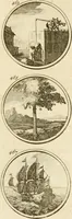 An illustration from Verzámeling van uitgekórene zin-spreuken, en zinnebeeldige print-vercieringen : eertyds, op bevel van den aller doorlugtigsten keizer der Russen, Peter Alexis, of de Gróte, getékent en gesnéden : en nu op nieus verrykt : met agthondert en veertig byschriften in verzen (1743)