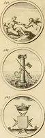 An illustration from Verzámeling van uitgekórene zin-spreuken, en zinnebeeldige print-vercieringen : eertyds, op bevel van den aller doorlugtigsten keizer der Russen, Peter Alexis, of de Gróte, getékent en gesnéden : en nu op nieus verrykt : met agthondert en veertig byschriften in verzen (1743)