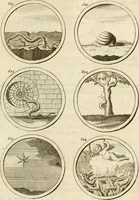 An illustration from Verzámeling van uitgekórene zin-spreuken, en zinnebeeldige print-vercieringen : eertyds, op bevel van den aller doorlugtigsten keizer der Russen, Peter Alexis, of de Gróte, getékent en gesnéden : en nu op nieus verrykt : met agthondert en veertig byschriften in verzen (1743)