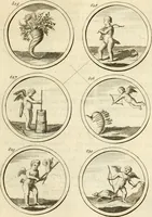 An illustration from Verzámeling van uitgekórene zin-spreuken, en zinnebeeldige print-vercieringen : eertyds, op bevel van den aller doorlugtigsten keizer der Russen, Peter Alexis, of de Gróte, getékent en gesnéden : en nu op nieus verrykt : met agthondert en veertig byschriften in verzen (1743)