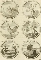 An illustration from Verzámeling van uitgekórene zin-spreuken, en zinnebeeldige print-vercieringen : eertyds, op bevel van den aller doorlugtigsten keizer der Russen, Peter Alexis, of de Gróte, getékent en gesnéden : en nu op nieus verrykt : met agthondert en veertig byschriften in verzen (1743)