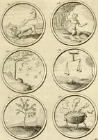 An illustration from Verzámeling van uitgekórene zin-spreuken, en zinnebeeldige print-vercieringen : eertyds, op bevel van den aller doorlugtigsten keizer der Russen, Peter Alexis, of de Gróte, getékent en gesnéden : en nu op nieus verrykt : met agthondert en veertig byschriften in verzen (1743)