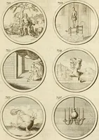Picture 160 of 176 from Verzámeling van uitgekórene zin-spreuken, en zinnebeeldige print-vercieringen : eertyds, op bevel van den aller doorlugtigsten keizer der Russen, Peter Alexis, of de Gróte, getékent en gesnéden : en nu op nieus verrykt : met agthondert en veertig byschriften in verzen (1743), leaf 268