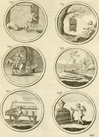 An illustration from Verzámeling van uitgekórene zin-spreuken, en zinnebeeldige print-vercieringen : eertyds, op bevel van den aller doorlugtigsten keizer der Russen, Peter Alexis, of de Gróte, getékent en gesnéden : en nu op nieus verrykt : met agthondert en veertig byschriften in verzen (1743)