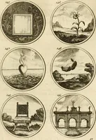 An illustration from Verzámeling van uitgekórene zin-spreuken, en zinnebeeldige print-vercieringen : eertyds, op bevel van den aller doorlugtigsten keizer der Russen, Peter Alexis, of de Gróte, getékent en gesnéden : en nu op nieus verrykt : met agthondert en veertig byschriften in verzen (1743)
