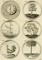 An illustration from Verzámeling van uitgekórene zin-spreuken, en zinnebeeldige print-vercieringen : eertyds, op bevel van den aller doorlugtigsten keizer der Russen, Peter Alexis, of de Gróte, getékent en gesnéden : en nu op nieus verrykt : met agthondert en veertig byschriften in verzen (1743)