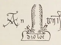 An illustration from Verzeichnis astrologischer und mythologischer illustrierter Handschriften des lateinischen Mittelalters / von Fritz Saxl und Hans Meier. (1915)