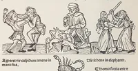 An illustration from Verzeichnis astrologischer und mythologischer illustrierter Handschriften des lateinischen Mittelalters / von Fritz Saxl und Hans Meier. (1915)