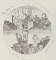 An illustration from Verzeichnis astrologischer und mythologischer illustrierter Handschriften des lateinischen Mittelalters / von Fritz Saxl und Hans Meier. (1915)