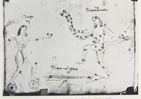 An illustration from Verzeichnis astrologischer und mythologischer illustrierter Handschriften des lateinischen Mittelalters / von Fritz Saxl und Hans Meier. (1915)