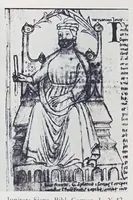 An illustration from Verzeichnis astrologischer und mythologischer illustrierter Handschriften des lateinischen Mittelalters / von Fritz Saxl und Hans Meier. (1915)