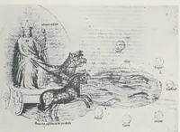An illustration from Verzeichnis astrologischer und mythologischer illustrierter Handschriften des lateinischen Mittelalters / von Fritz Saxl und Hans Meier. (1915)