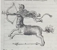 An illustration from Verzeichnis astrologischer und mythologischer illustrierter Handschriften des lateinischen Mittelalters / von Fritz Saxl und Hans Meier. (1915)