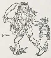 An illustration from Verzeichnis astrologischer und mythologischer illustrierter Handschriften des lateinischen Mittelalters / von Fritz Saxl und Hans Meier. (1915)