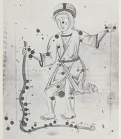 An illustration from Verzeichnis astrologischer und mythologischer illustrierter Handschriften des lateinischen Mittelalters / von Fritz Saxl und Hans Meier. (1915)