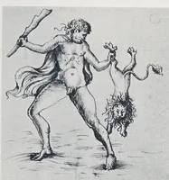 An illustration from Verzeichnis astrologischer und mythologischer illustrierter Handschriften des lateinischen Mittelalters / von Fritz Saxl und Hans Meier. (1915)