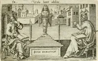 Picture 7 of 47 from Iani Iacobi Boissardi Vesuntini Emblematum liber = Emblemes latins de I.I. Boissard (1588), leaf 24