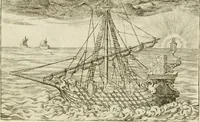 An illustration from Iani Iacobi Boissardi Vesuntini Emblematum liber = Emblemes latins de I.I. Boissard (1588)
