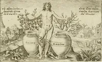 Picture 13 of 47 from Iani Iacobi Boissardi Vesuntini Emblematum liber = Emblemes latins de I.I. Boissard (1588), leaf 36