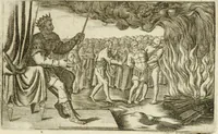 An illustration from Iani Iacobi Boissardi Vesuntini Emblematum liber = Emblemes latins de I.I. Boissard (1588)