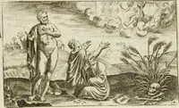 An illustration from Iani Iacobi Boissardi Vesuntini Emblematum liber = Emblemes latins de I.I. Boissard (1588)