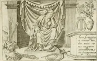 An illustration from Iani Iacobi Boissardi Vesuntini Emblematum liber = Emblemes latins de I.I. Boissard (1588)