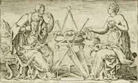 Picture 26 of 47 from Iani Iacobi Boissardi Vesuntini Emblematum liber = Emblemes latins de I.I. Boissard (1588), leaf 60