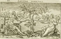 Picture 31 of 47 from Iani Iacobi Boissardi Vesuntini Emblematum liber = Emblemes latins de I.I. Boissard (1588), leaf 70