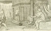 An illustration from Iani Iacobi Boissardi Vesuntini Emblematum liber = Emblemes latins de I.I. Boissard (1588)