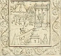 Picture 40 of 136 from Vetera monimenta : in quibus praecipuè musiva opera sacarum profanarumque aedium structura, ac nonnulli antiqui ritus, dissertationibus, iconibusque illustrantur (1690), leaf 107