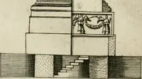 An illustration from Vetera monimenta : in quibus praecipuè musiva opera sacarum profanarumque aedium structura, ac nonnulli antiqui ritus, dissertationibus, iconibusque illustrantur (1690)