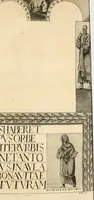 An illustration from Vetera monimenta : in quibus praecipuè musiva opera sacarum profanarumque aedium structura, ac nonnulli antiqui ritus, dissertationibus, iconibusque illustrantur (1690)