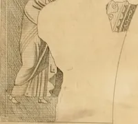 An illustration from Vetera monimenta : in quibus praecipuè musiva opera sacarum profanarumque aedium structura, ac nonnulli antiqui ritus, dissertationibus, iconibusque illustrantur (1690)