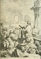 An illustration from Vetera monimenta : in quibus praecipuè musiva opera sacarum profanarumque aedium structura, ac nonnulli antiqui ritus, dissertationibus, iconibusque illustrantur (1690)