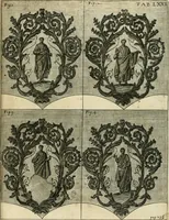 Picture 123 of 136 from Vetera monimenta : in quibus praecipuè musiva opera sacarum profanarumque aedium structura, ac nonnulli antiqui ritus, dissertationibus, iconibusque illustrantur (1690), leaf 404