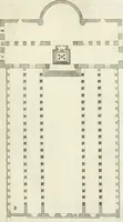 An illustration from Vetera monimenta : in quibus praecipuè musiva opera sacarum profanarumque aedium structura, ac nonnulli antiqui ritus, dissertationibus, iconibusque illustrantur (1690)