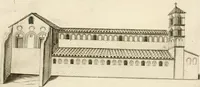 An illustration from Vetera monimenta : in quibus praecipuè musiva opera sacarum profanarumque aedium structura, ac nonnulli antiqui ritus, dissertationibus, iconibusque illustrantur (1690)